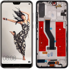 Дисплей Huawei P20 Pro з сенсором в рамці (Чорний) Original China / знижка - не праюцє сканер відбитку пальця