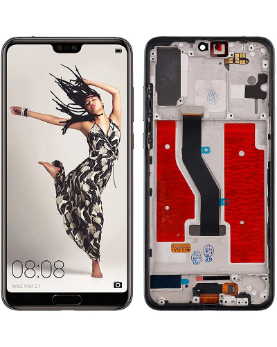 Дисплей Huawei P20 Pro з сенсором в рамці (Чорний) Original China / знижка - не праюцє сканер відбитку пальця