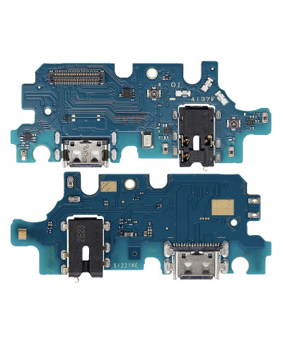 Плата зарядки Samsung A137 Galaxy A13  з компонентами / ORIGINAL