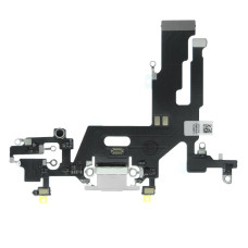 Шлейф Apple iPhone 11 на зарядку з мікрофоном (Білий) Original China