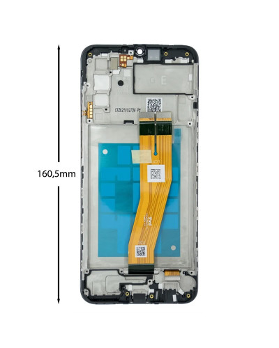 Дисплей Samsung A025F Galaxy A02s 2021 (160.5 х 72мм.) з сенсором в рамці (Чорний) Original Pack