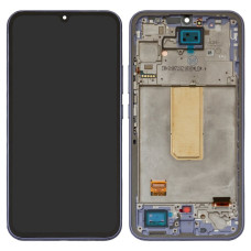 Дисплей Samsung A346 Galaxy A34 5G з сенсором в рамці (Фіолетовий) Service Original