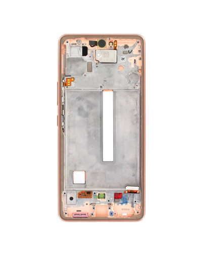 Дисплей Samsung A536 Galaxy A53 5G 2022 з сенсором в рамці (Золотий) Service Original