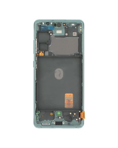 Дисплей Samsung G780 Galaxy S20 FE з сенсором в рамці (Зелений) Service Original