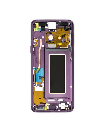 Дисплей Samsung G960 Galaxy S9 з сенсором в рамці (Purple) Service Original