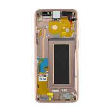 Дисплей Samsung G960 Galaxy S9 з сенсором в рамці (Золотий) Service Original