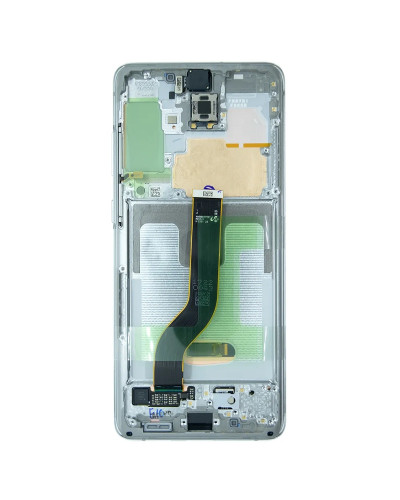 Дисплей Samsung G985 Galaxy S20 Plus / G986 Galaxy S20 Plus 5G з сенсором в рамці (Білий) Service Original