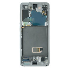Дисплей Samsung G991 Galaxy S21 з сенсором в рамці (Білий) Service Original