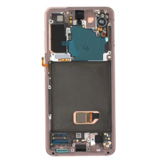 Дисплей Samsung G991 Galaxy S21 з сенсором в рамці (Фіолетовий) Service Original