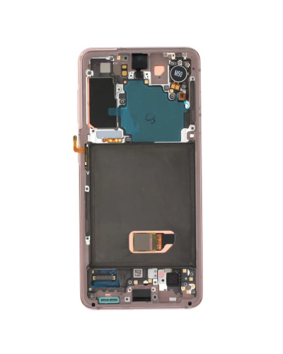 Дисплей Samsung G991 Galaxy S21 з сенсором в рамці (Фіолетовий) Service Original