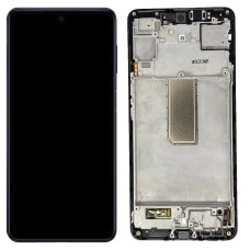 Дисплей Samsung M546 Galaxy M54 з сенсором в рамці Чорний) Service Original