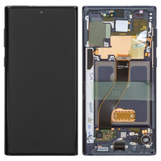 Дисплей Samsung N970 Galaxy Note 10 з сенсором в рамці (Чорний) Service Original