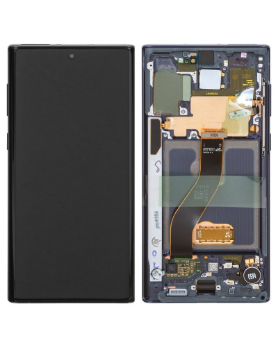 Дисплей Samsung N970 Galaxy Note 10 з сенсором в рамці (Чорний) Service Original