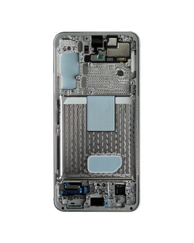 Дисплей Samsung S901 Galaxy S22 з сенсором в рамці (Білий) Service Original