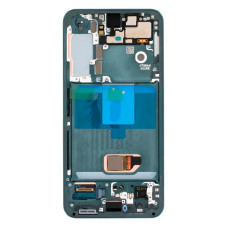 Дисплей Samsung S901 Galaxy S22 з сенсором в рамці (Зелений) Service Original