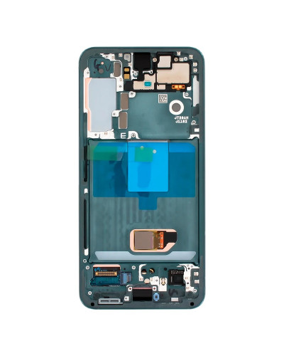 Дисплей Samsung S901 Galaxy S22 з сенсором в рамці (Зелений) Service Original