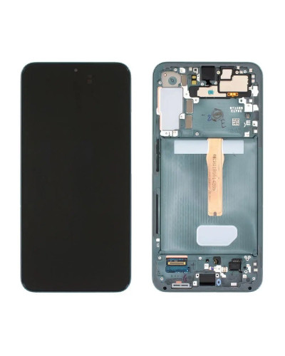 Дисплей Samsung S906 Galaxy S22 Plus з сенсором в рамці (Зелений) Service Original