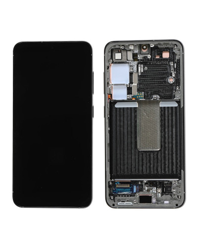 Дисплей Samsung S911 Galaxy S23 з сенсором в рамці (Зелений) Service Original