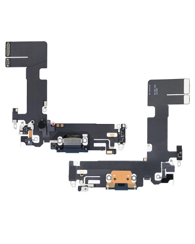 Шлейф Apple iPhone 13 на зарядку з мікрофоном (Чорний) Original