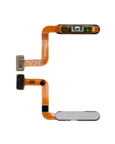 Шлейф Samsung M317 Galaxy M31s / M515 Galaxy M51 сканер відбитку пальця (Білий) Original