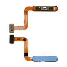 Шлейф Samsung M317 Galaxy M31s / M515 Galaxy M51 сканер відбитку пальця (Синій) Original