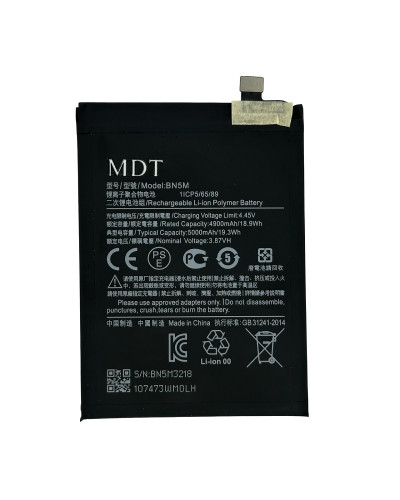 Акумулятор BN5M Xiaomi Redmi Note 12 4G / MDT