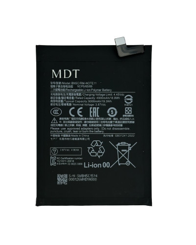 Акумулятор BN5C Xiaomi Note 11 5G / Poco M4 Pro 5G / MDT