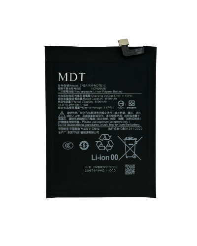 Акумулятор BN5A Xiaomi Redmi 10 / Redmi Note 10 5G / Poco M3 Pro / MDT
