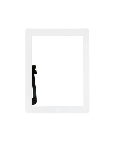 Сенсор Apple iPad 3 / iPad 4 з кнопкою Home (Білий) Original China