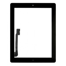 Сенсор Apple iPad 3 / iPad 4 з кнопкою Home (Чорний) Original China
