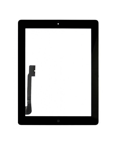 Сенсор Apple iPad 3 / iPad 4 з кнопкою Home (Чорний) Original China