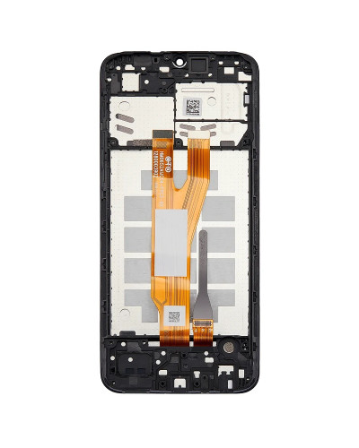 Дисплей Samsung A032 Galaxy A03 Core з сенсором в рамці / подвійний шлейф (Чорний) Original Pack