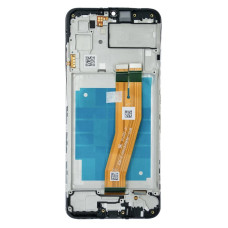 Дисплей Samsung A035F Galaxy A03 2021 (160.5 х 72мм.) з сенсором в рамці (Чорний) Original Pack