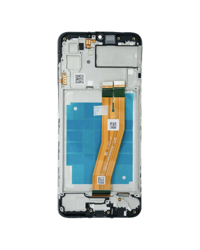 Дисплей Samsung A035F Galaxy A03 2021 (160.5 х 72мм.) з сенсором в рамці (Чорний) Original Pack