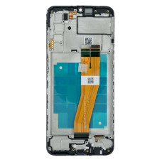 Дисплей Samsung A037 Galaxy A03s 2021 (160.5 х 72мм.) з сенсором в рамці (Чорний) Original Pack