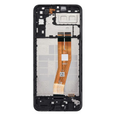 Дисплей Samsung A042 Galaxy A04e з сенсором в рамці (Чорний) Original Pack