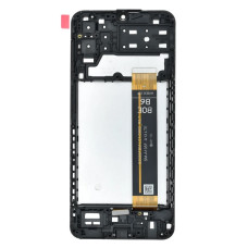 Дисплей Samsung A135 Galaxy A13 2022 з сенсором в рамці (Чорний) Original Pack