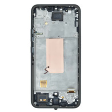 Дисплей Samsung A346 Galaxy A34 5G з сенсором в рамці (Чорний) OLED / small lcd