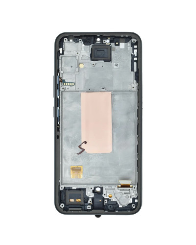 Дисплей Samsung A346 Galaxy A34 5G з сенсором в рамці (Чорний) OLED / small lcd