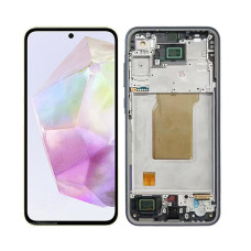 Дисплей Samsung A356 Galaxy A35 5G з сенсором в рамці (Dark Blue) Original Assembled