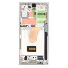 Дисплей Samsung S918 Galaxy S23 Ultra з сенсором в рамці (Beige) Original Assembled