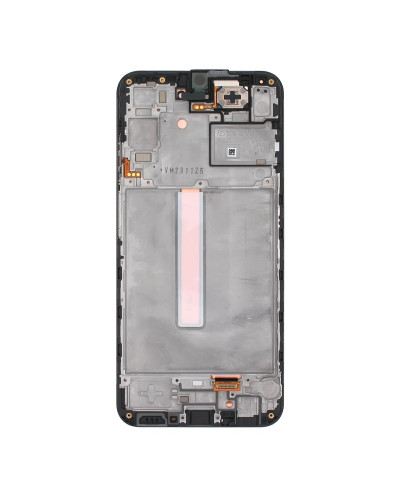 Дисплей Samsung A256 Galaxy A25 5G з сенсором в рамці (Чорний) Original Assembled