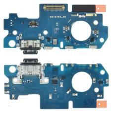 Плата зарядки Samsung A346 Galaxy A34 5G з компонентами / ORIGINAL