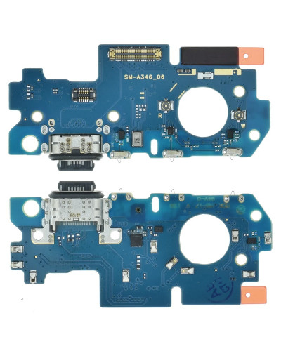 Плата зарядки Samsung A346 Galaxy A34 5G з компонентами / ORIGINAL
