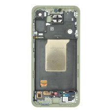 Дисплей Samsung A556 Galaxy A55 5G з сенсором в рамці (Жовтий) Service Original