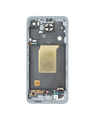 Дисплей Samsung A556 Galaxy A55 5G з сенсором в рамці (Синій) Service Original