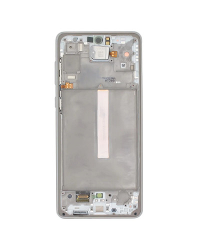 Дисплей Samsung A736 Galaxy A73 з сенсором в рамці (Білий) Service Original