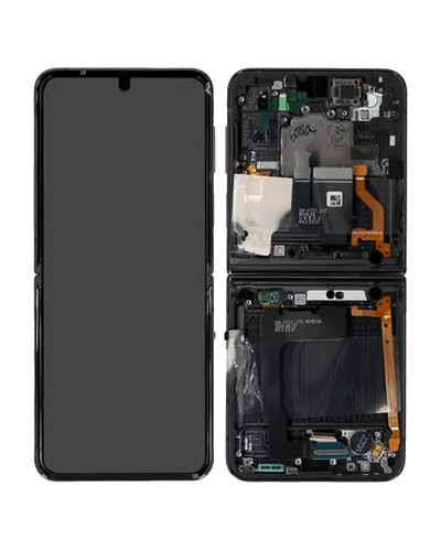 Дисплей Samsung F721 Galaxy Flip4 5G / Внутрішній дисплей / з сенсором в рамці (Чорний) Service Original