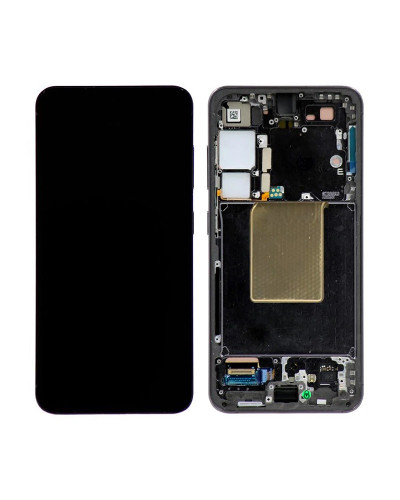 Дисплей Samsung S921 Galaxy S24 з сенсором в рамці (Чорний) Original Assembled