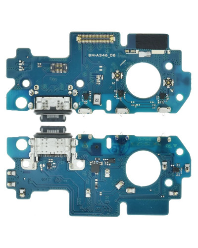 Плата зарядки Samsung A346 Galaxy A34 5G з компонентами